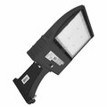 Beyond Led Technology LED Area Light | 200 Watt | 27000 Lumens | 5000K | Straight Arm Mount | Black Housing BLT-SB03D-200WJT3A1-BH10SP50-S-B